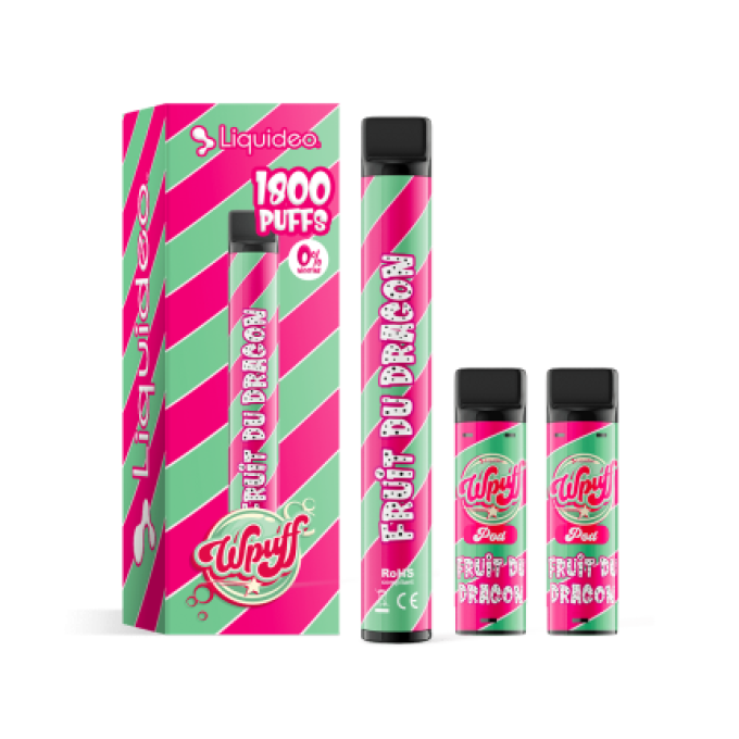 STARTER KIT EN 0.9% DE NICOTINE- WPuff Pods 2.0 (Batterie + 3 Pods)