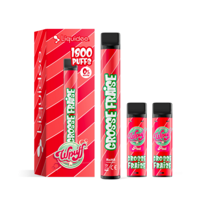 STARTER KIT EN 1.7% DE NICOTINE- WPuff Pods 2.0 (Batterie + 3 Pods)