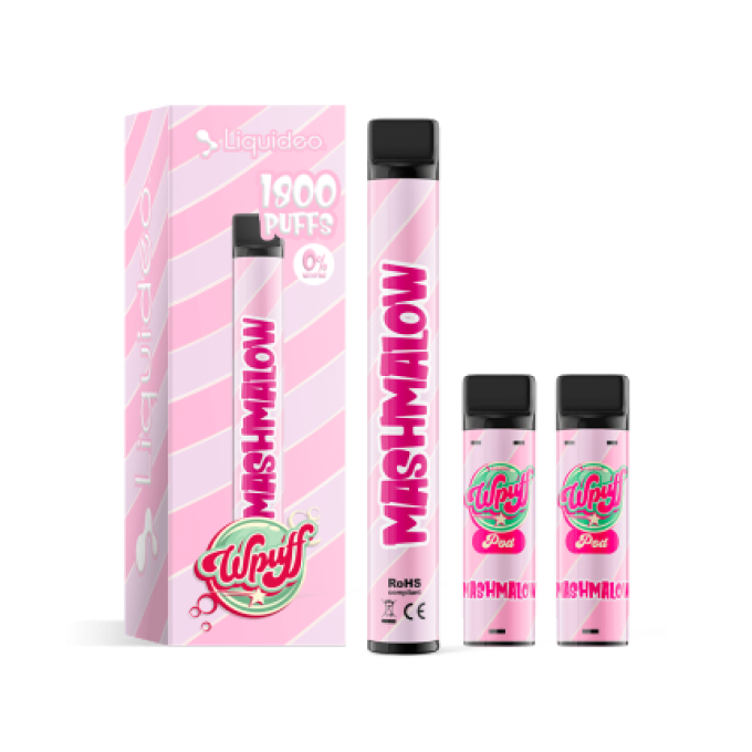 STARTER KIT EN 0.9% DE NICOTINE- WPuff Pods 2.0 (Batterie + 3 Pods)