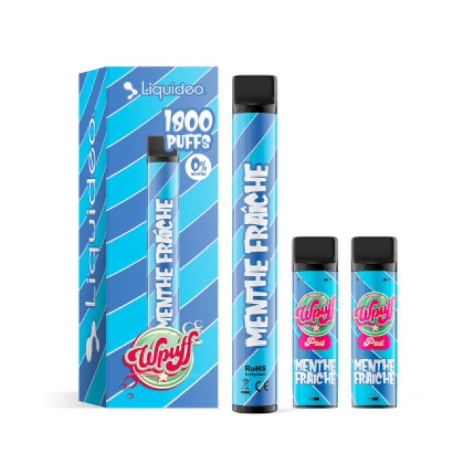 STARTER KIT EN 1.7% DE NICOTINE- WPuff Pods 2.0 (Batterie + 3 Pods)