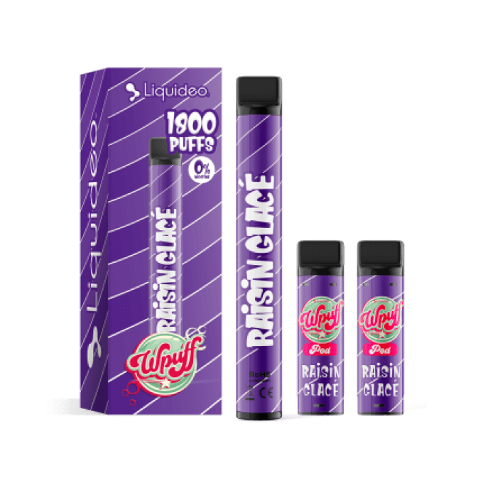 STARTER KIT EN 1.7% DE NICOTINE- WPuff Pods 2.0 (Batterie + 3 Pods)